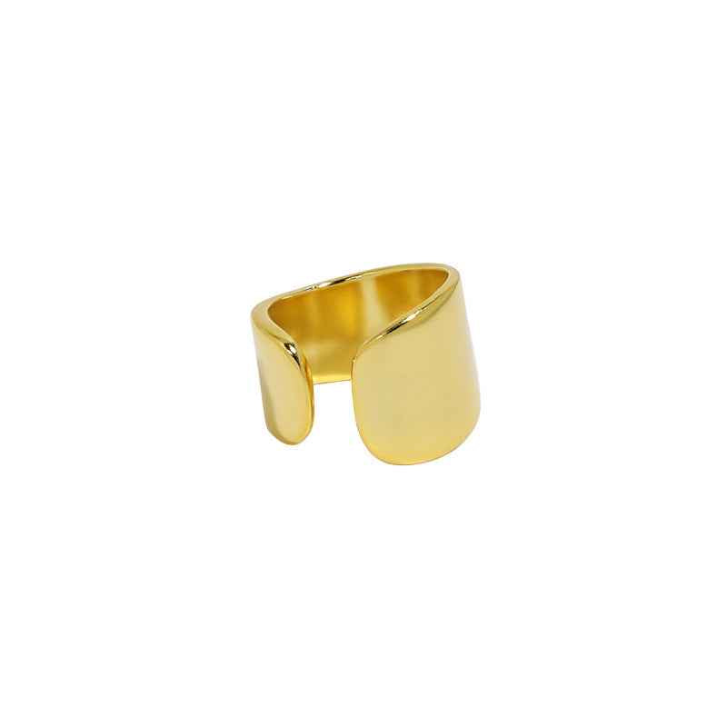Irregular Surface Sterling Silver Ear Cuff Earring