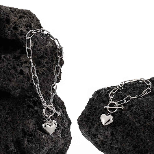 Eloise's Love Silver Chain Bracelet