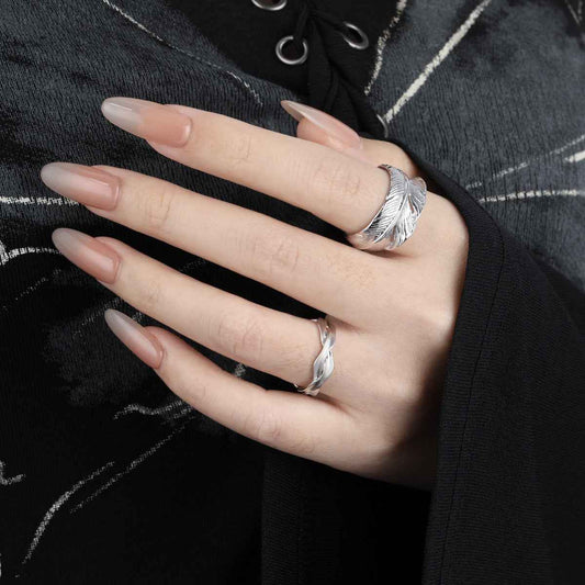 Feather Wrap Statement Ring