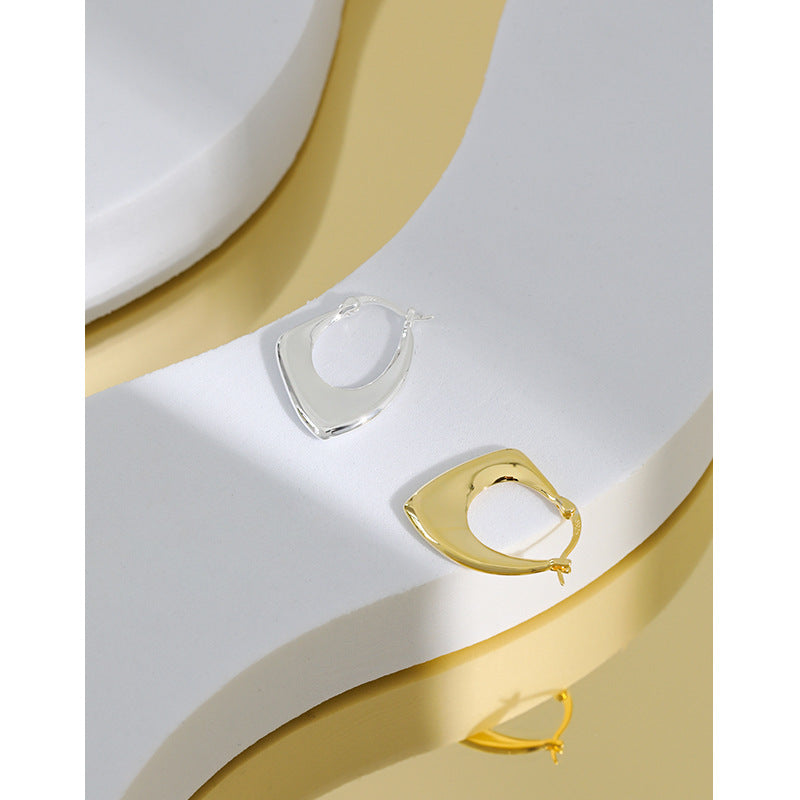 RETRO GEOMETRIC RHOMBUS EARRING OPHRASTUDIO