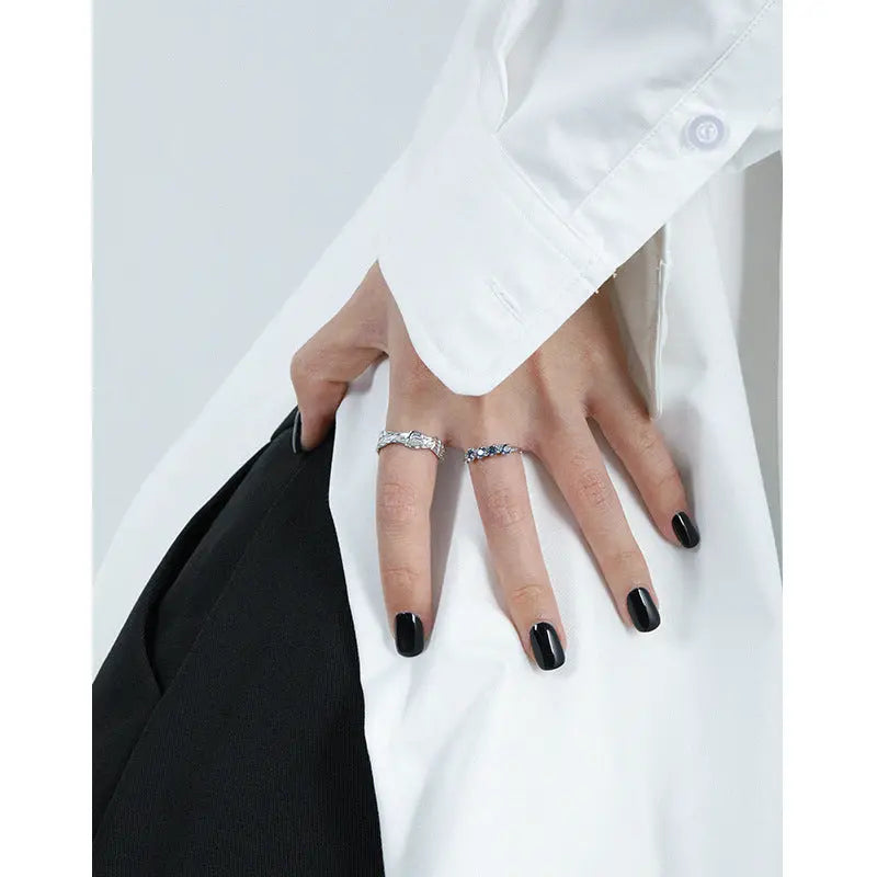 ELARA'S QUAD ZIRCON SILVER RING - OPHRASTUDIO
