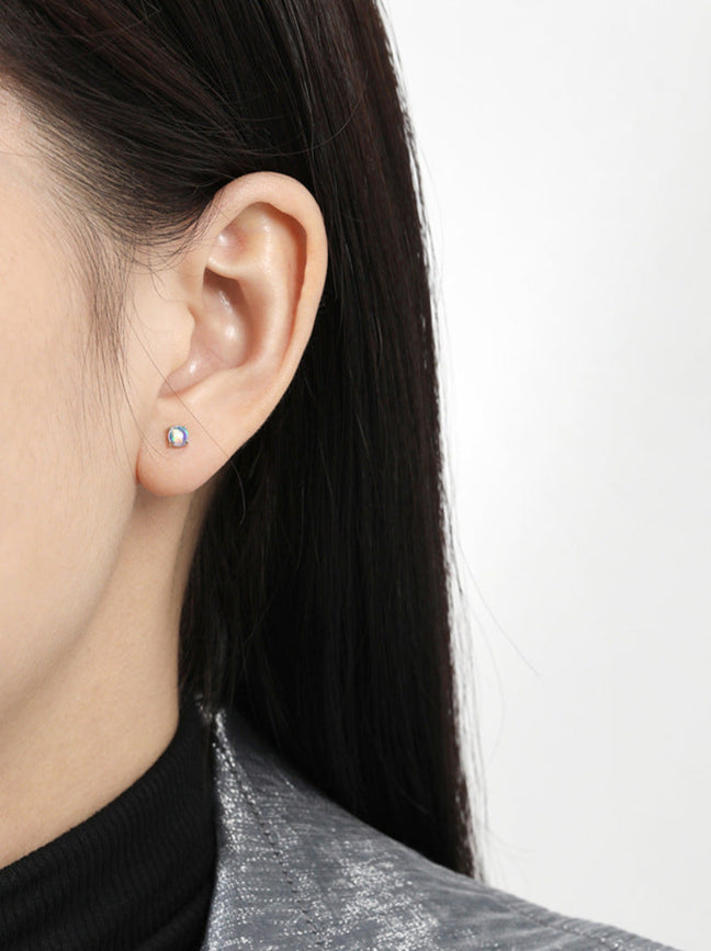 Luna Glow Opal Stud Earrings OPHRASTUDIO