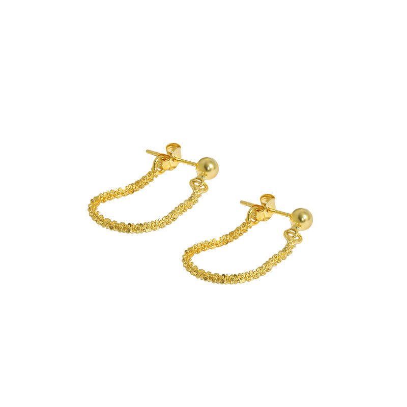 Stardust Twist Mini Hoop Earrings OPHRASTUDIO