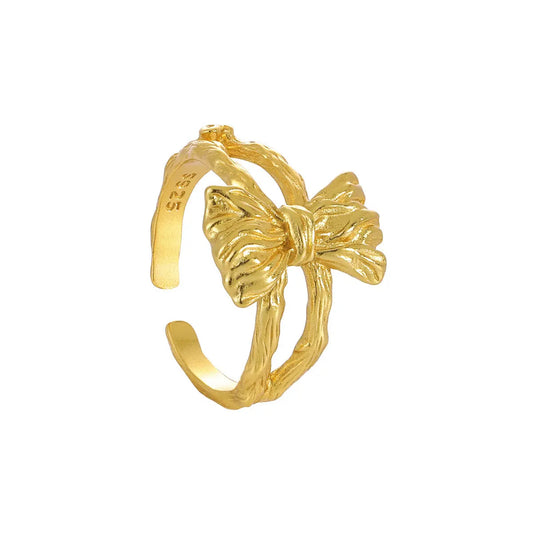 Luminous Silver Statement Ring