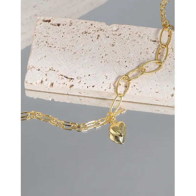 AMORE'S LOVE CHAIN SILVER BRACELET - OPHRASTUDIO
