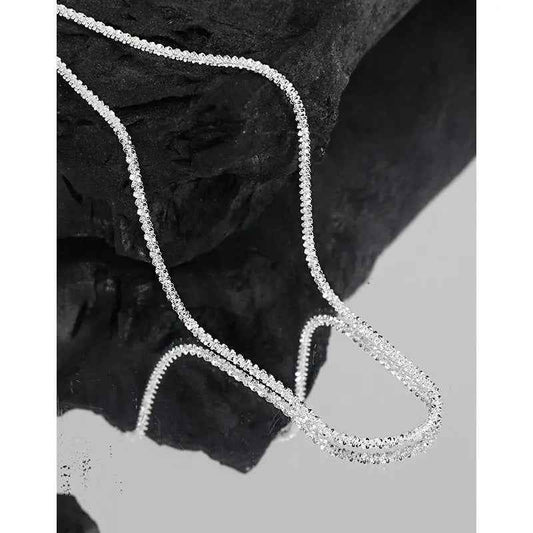 Sparkling Star Silver Chain Necklace