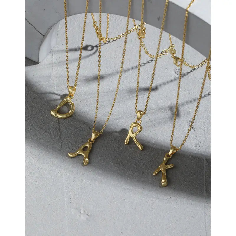 ALPHABET CHARM NECKLACE - OPHRASTUDIO