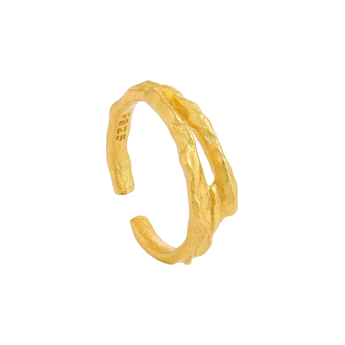 Morgan Le Fay's Enchanted Texture Silver Stacking Ring