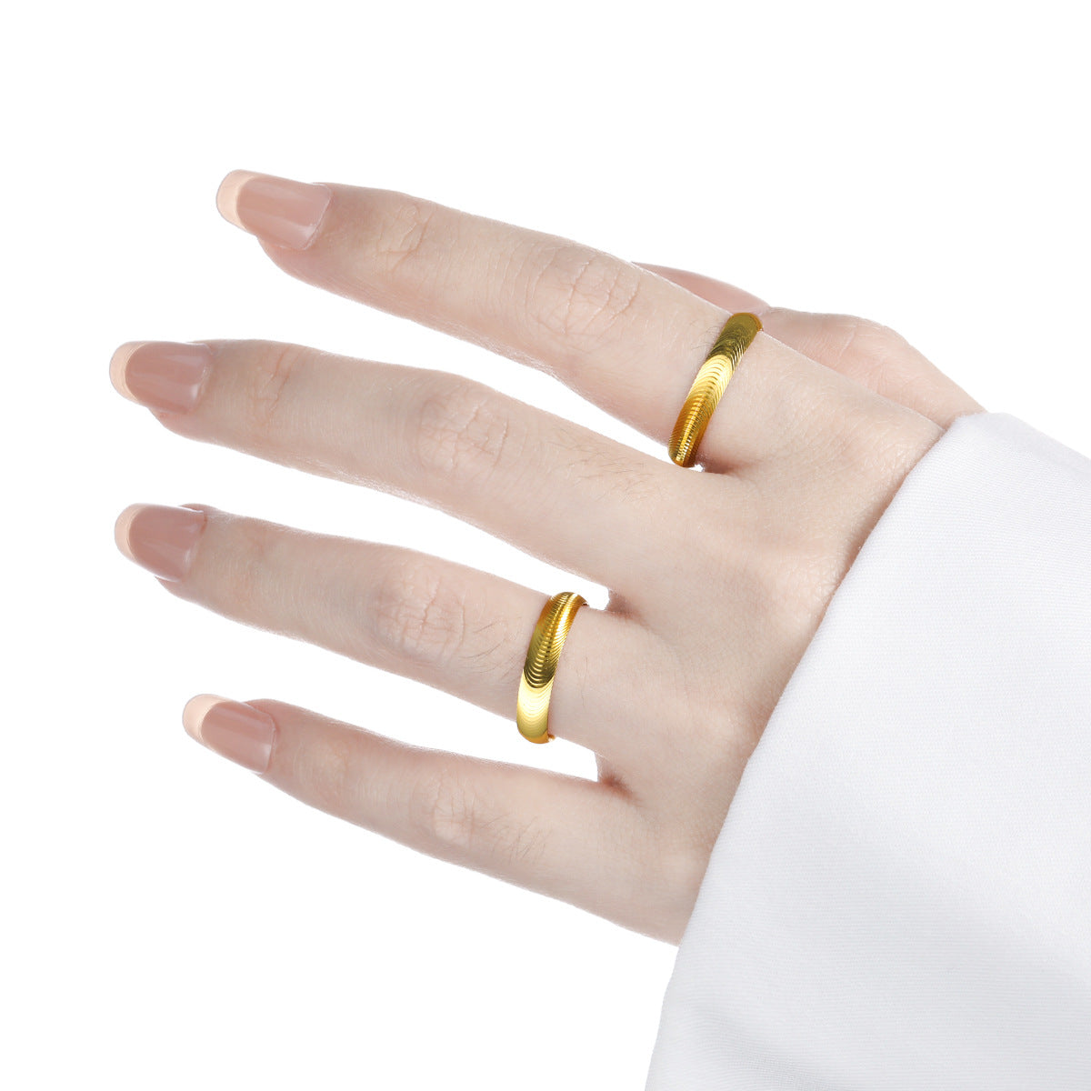 WAVEFORM ELEGANCE SILVER RING - OPHRASTUDIO