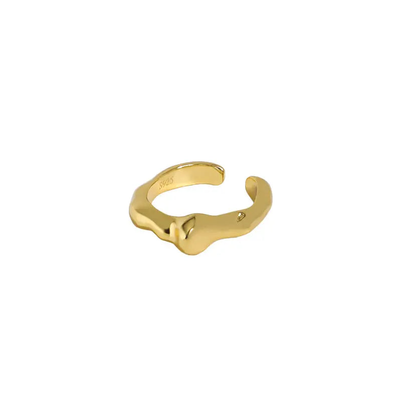 IRREGULAR TEXTURE EAR CLIP - OPHRASTUDIO