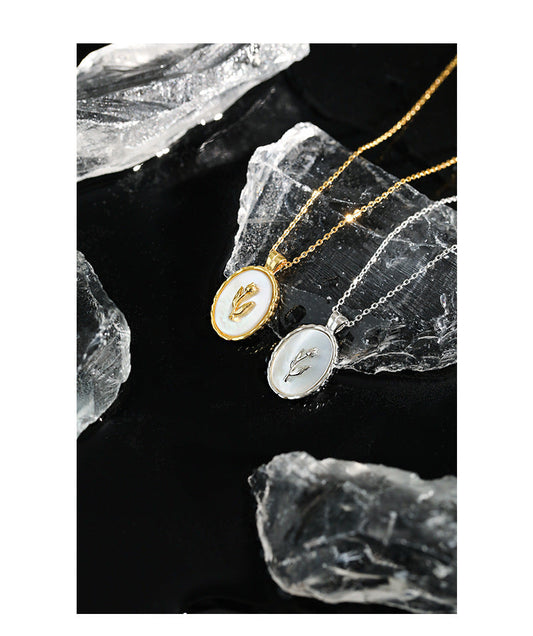 Tulip Grace Silver Pendant Necklace