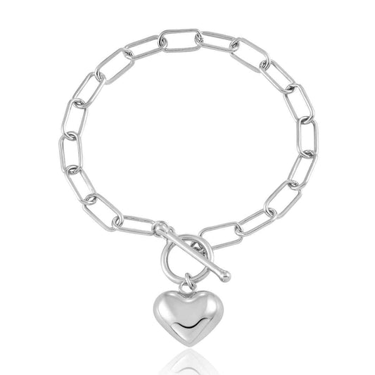 Eloise's Love Silver Chain Bracelet