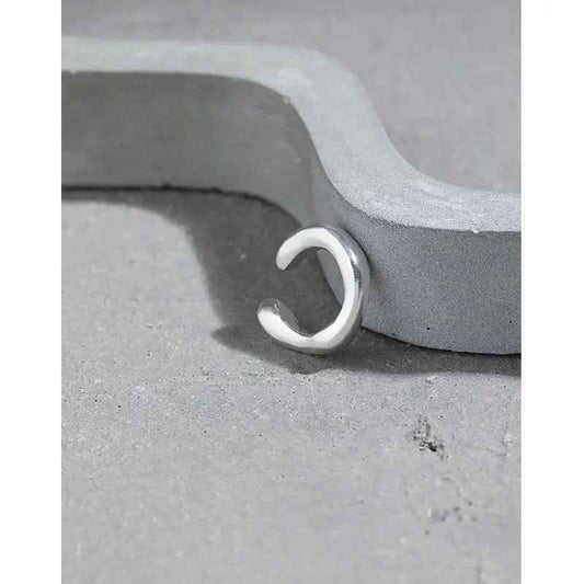 Industrial Chic Sterling Silver Ear Cuff Earring