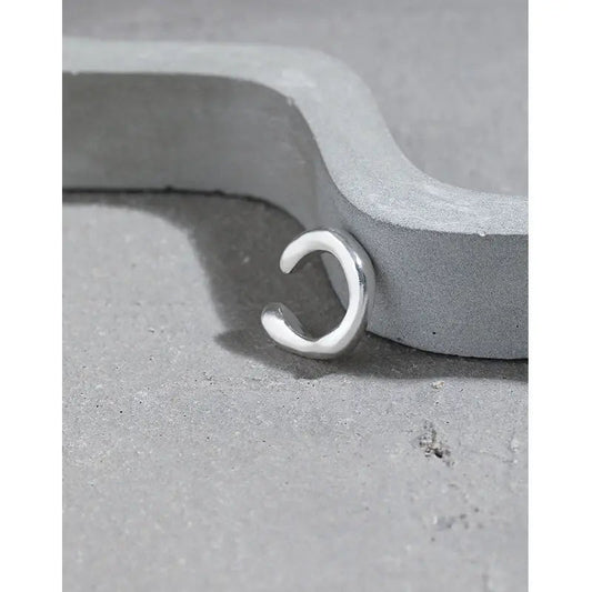 Industrial Chic Sterling Silver Ear Cuff Earring