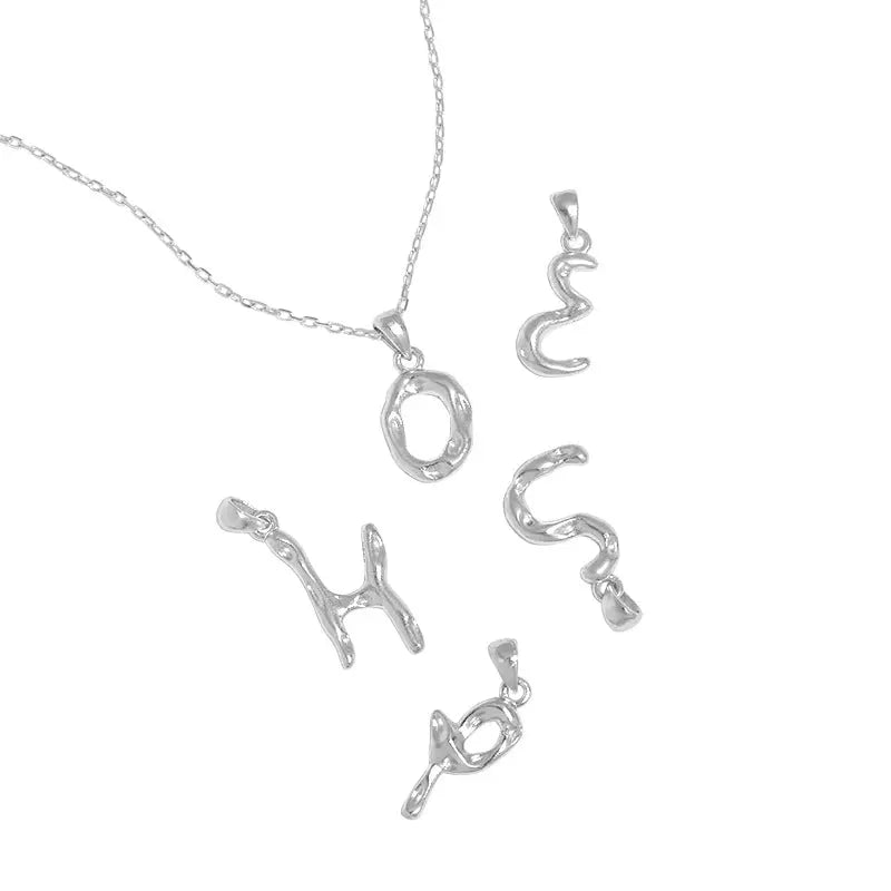 ALPHABET CHARM NECKLACE - OPHRASTUDIO