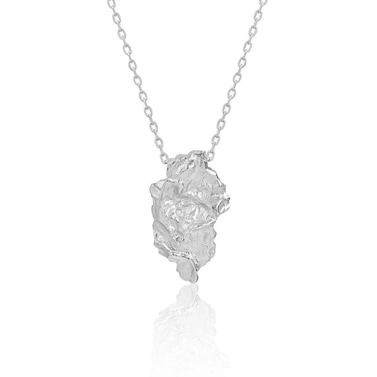 Elodie's Elegance Silver Pendant Necklace