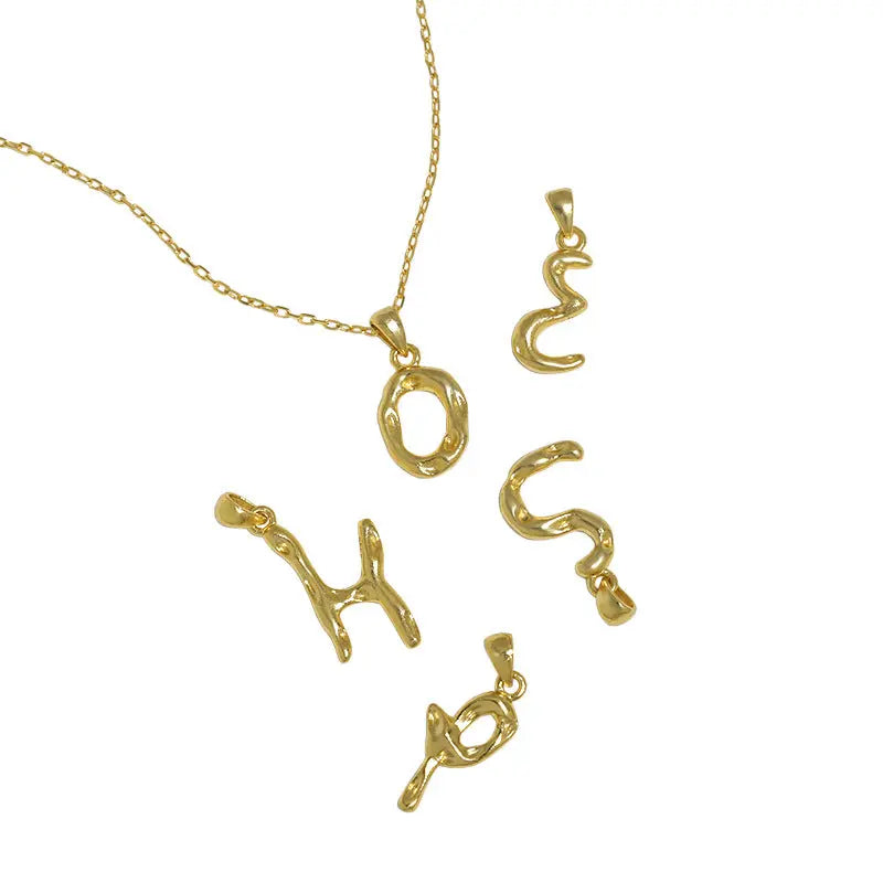 ALPHABET CHARM NECKLACE - OPHRASTUDIO