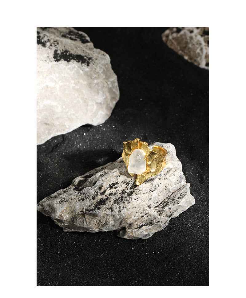 Aurora Silver Crystal Ring
