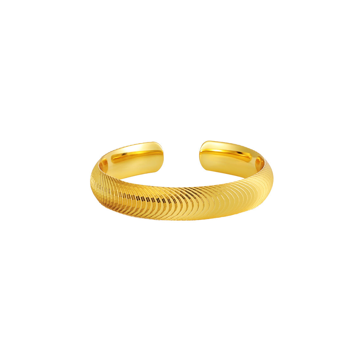 WAVEFORM ELEGANCE SILVER RING - OPHRASTUDIO