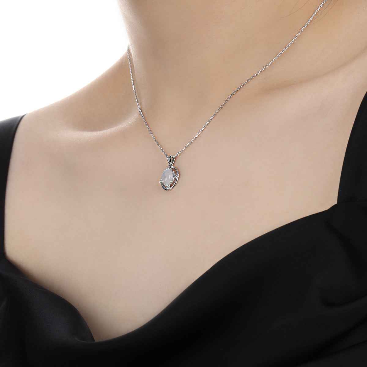 Natural Gemstone Pendant Necklace