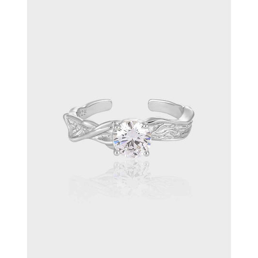 Ariel's Gleam Silver Statement Ring