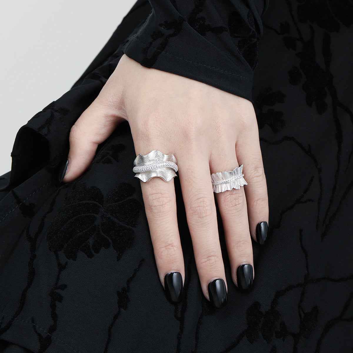 Stella's Silver Statement Ring