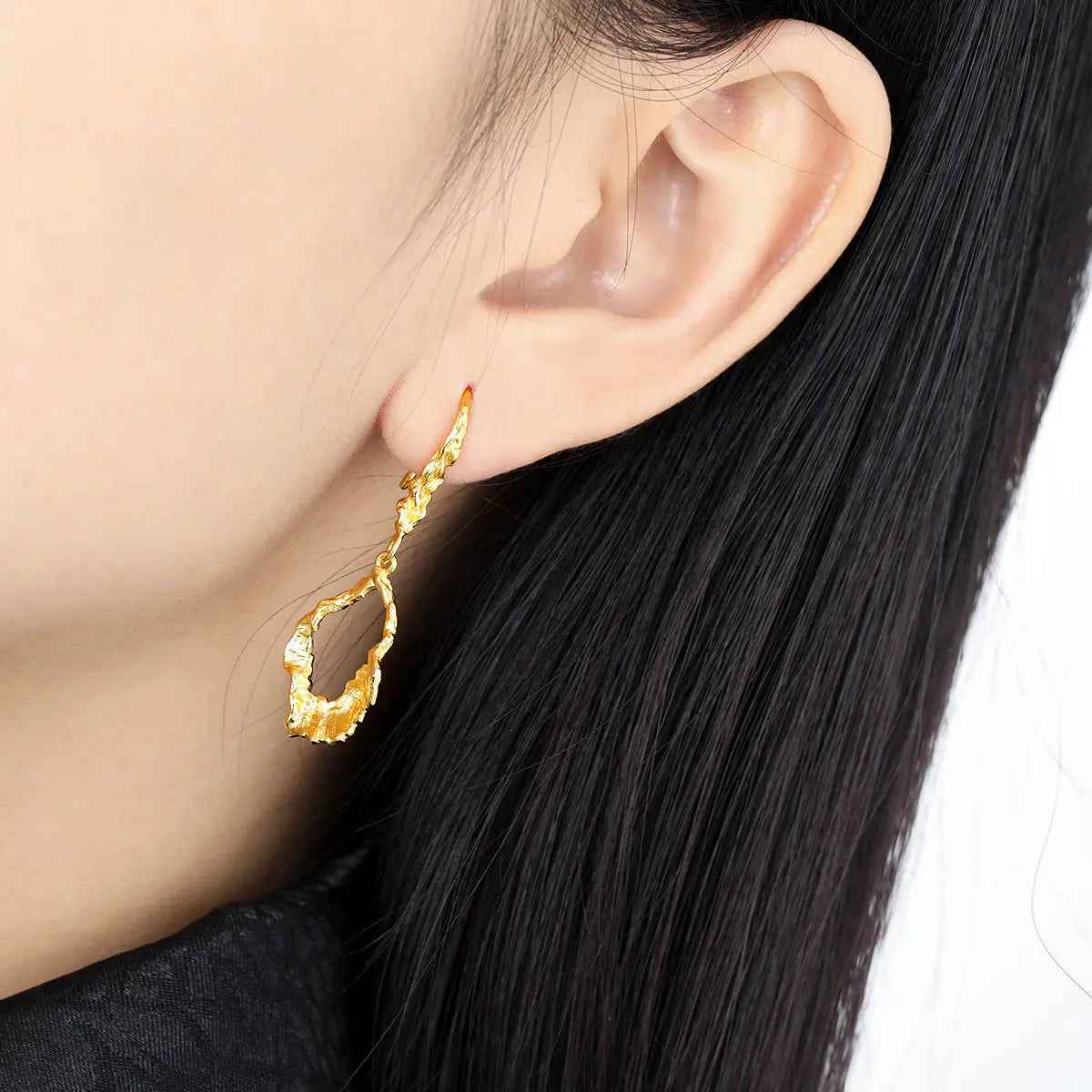 Moonlight Silver Drop Earrings
