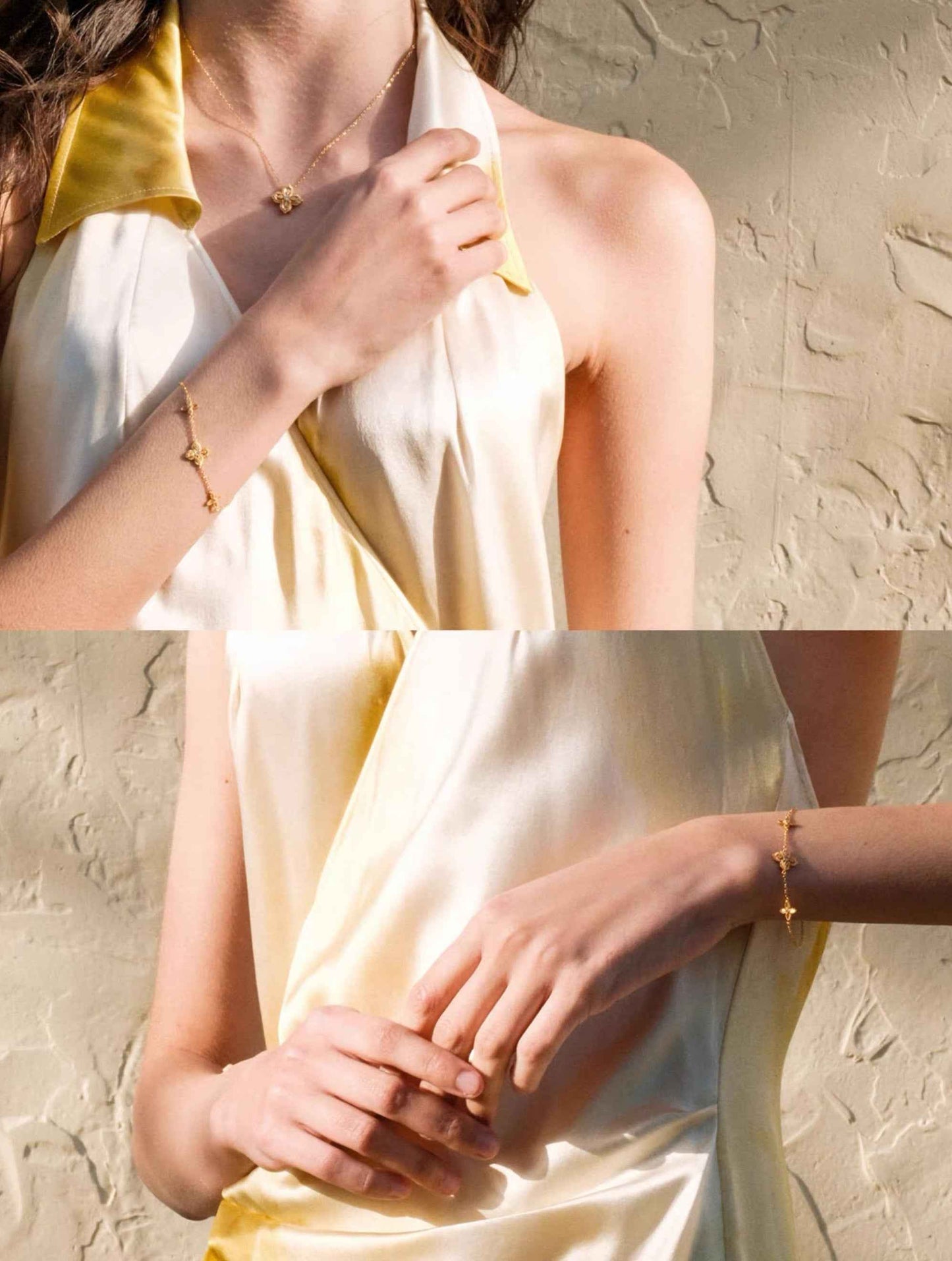 Lost Spring Valley Silver Clover Bracelet