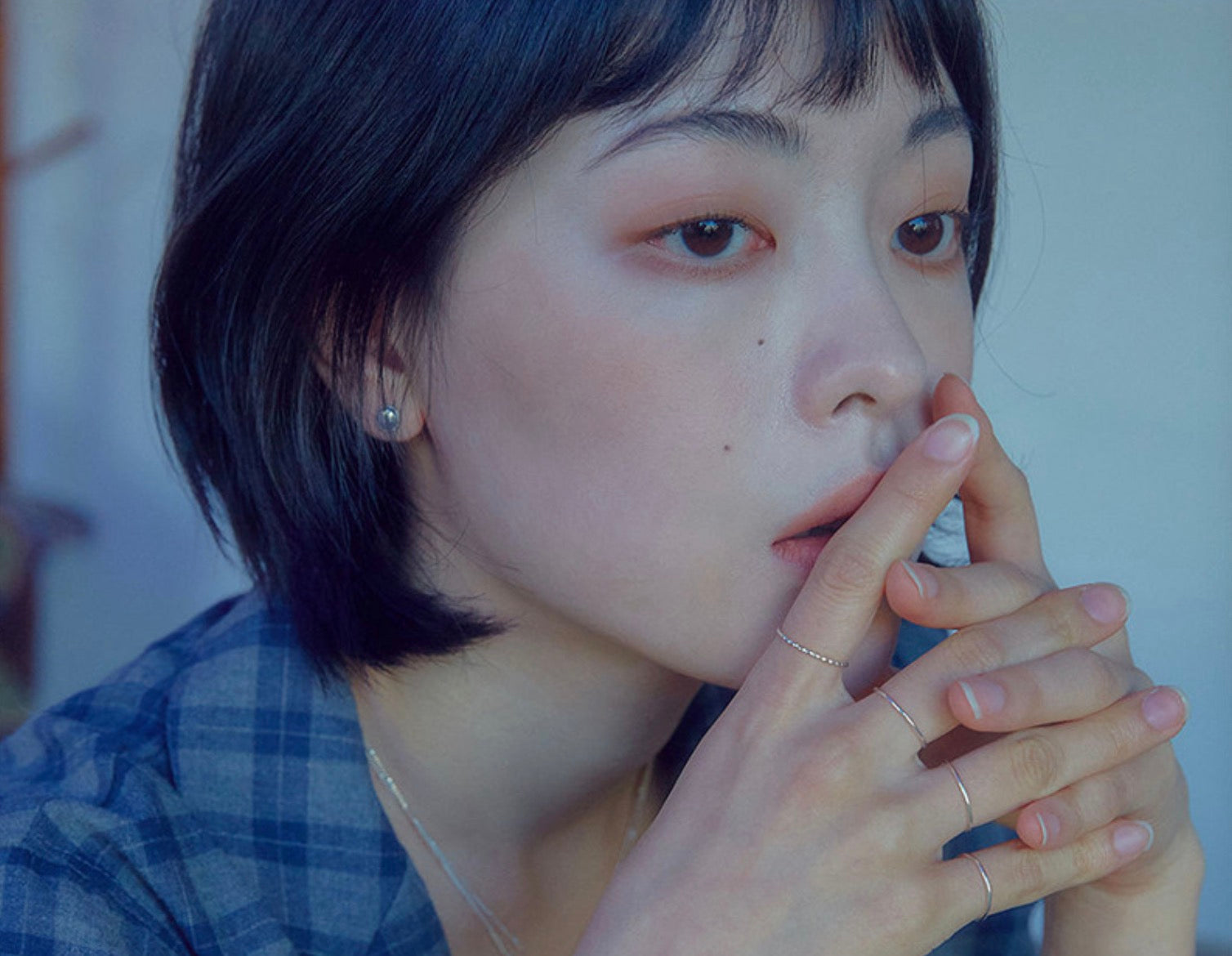 Ophra Plain Band Silver Stacking Ring OPHRASTUDIO