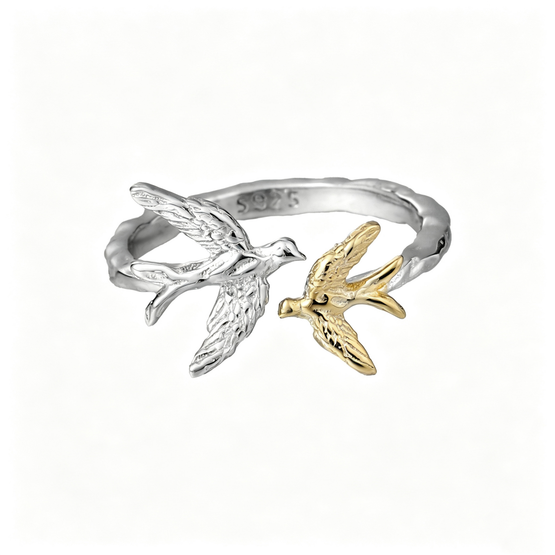 Twin Bird Open Ring OPHRASTUDIO