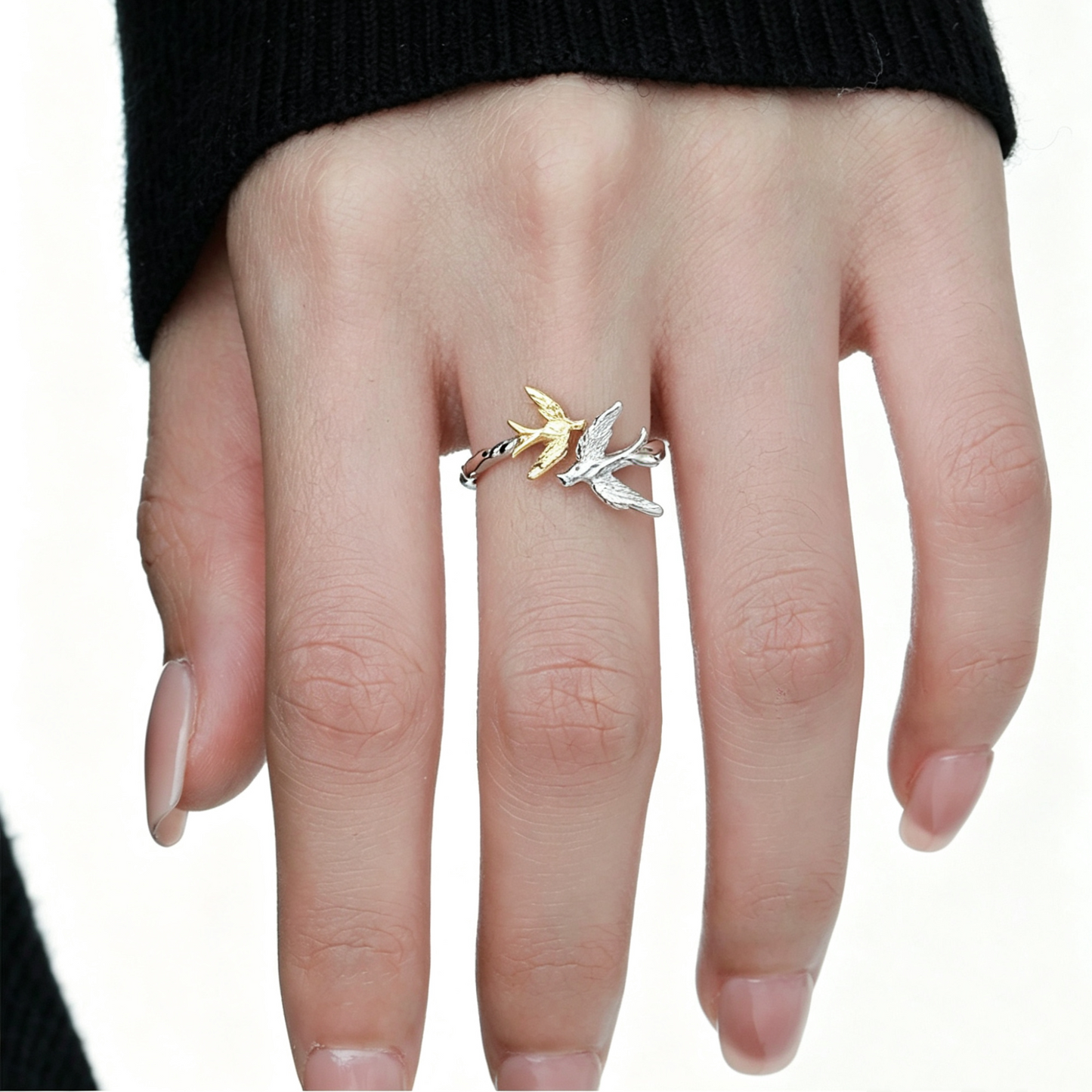 Twin Bird Open Ring OPHRASTUDIO
