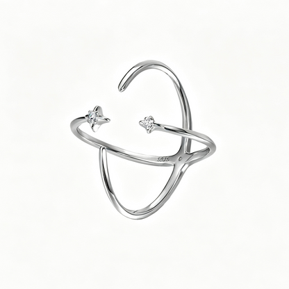 Reversible Star Open Ring OPHRASTUDIO