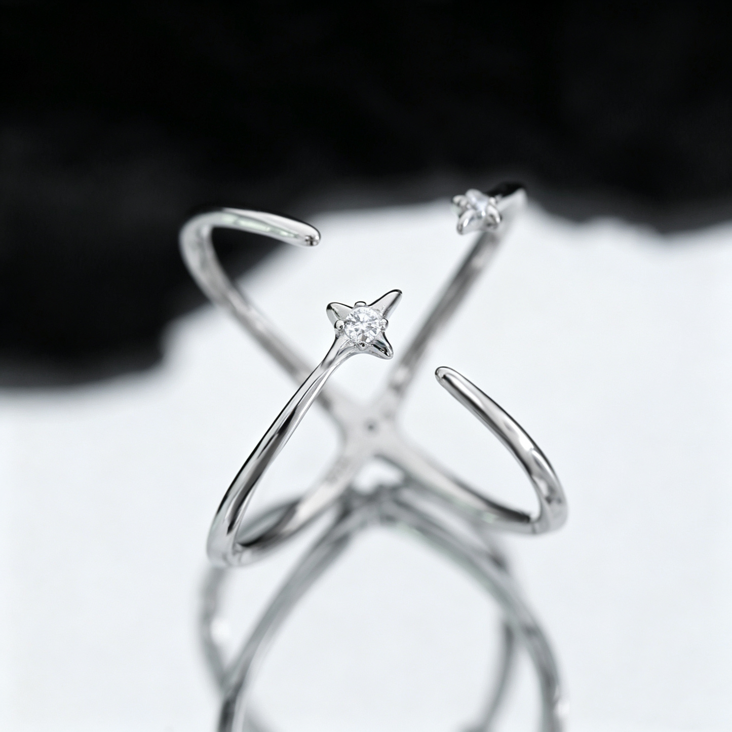 Reversible Star Open Ring OPHRASTUDIO
