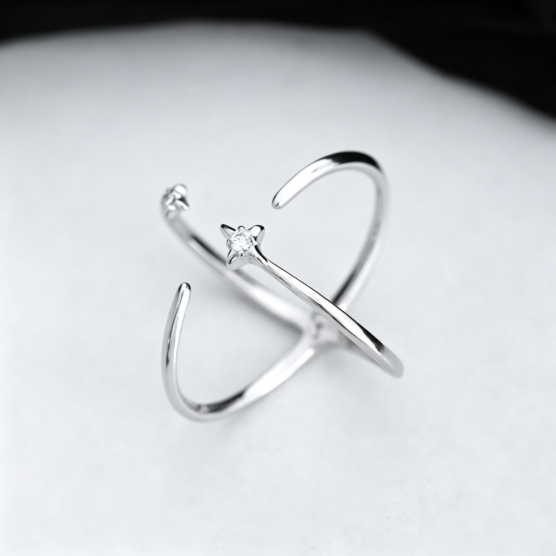 Reversible Star Open Ring OPHRASTUDIO