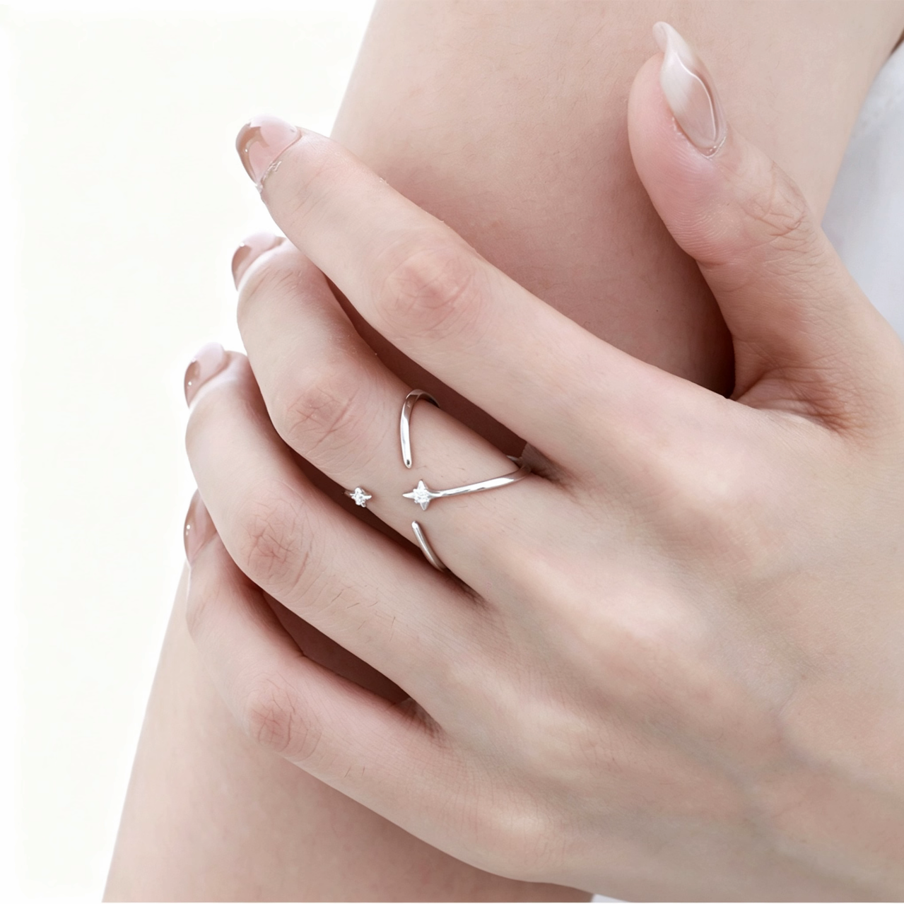 Reversible Star Open Ring OPHRASTUDIO