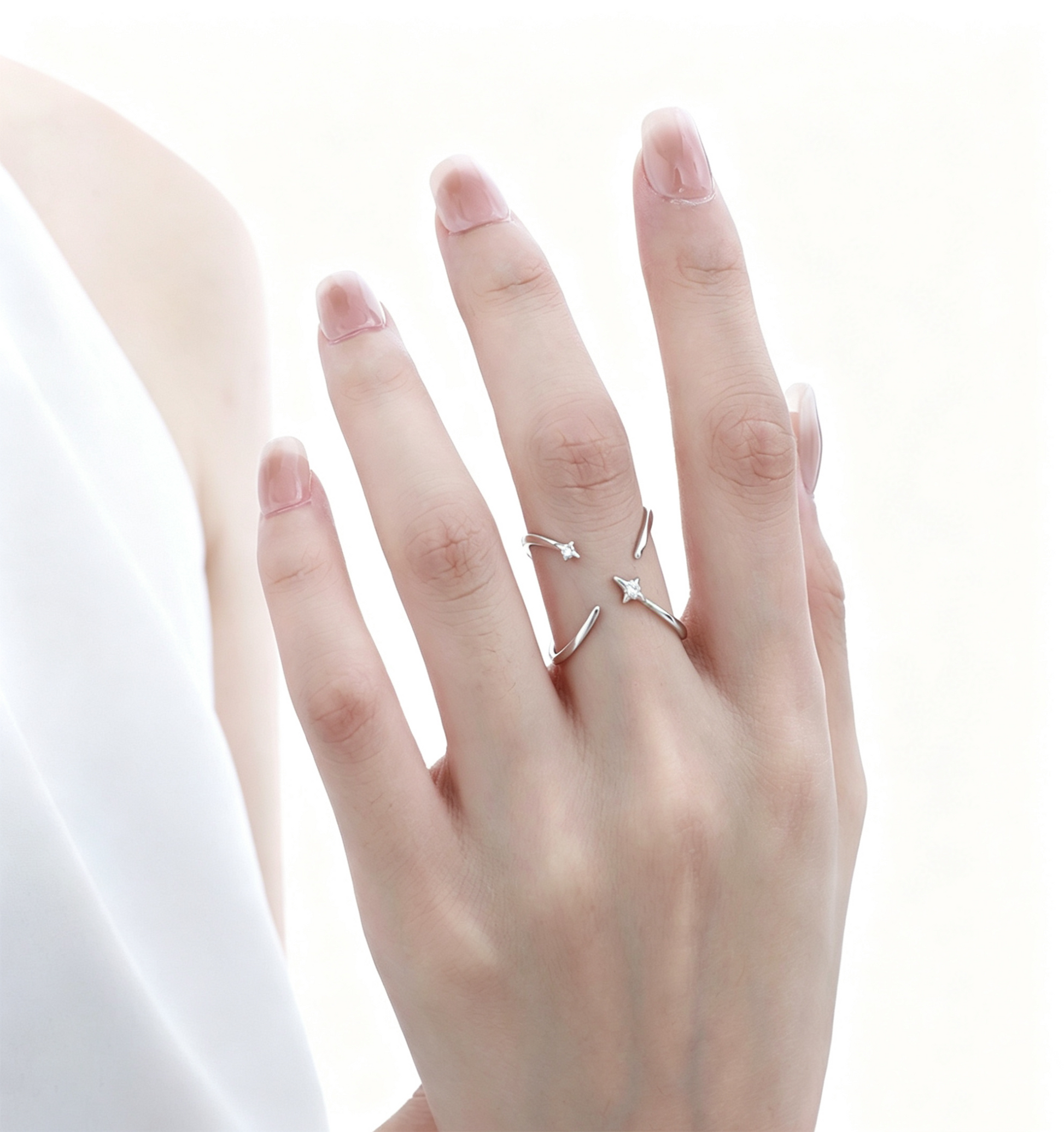 Reversible Star Open Ring OPHRASTUDIO
