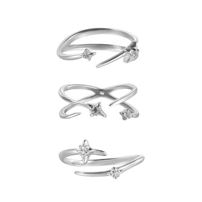 Starlight Orbit Silver Ring OPHRASTUDIO