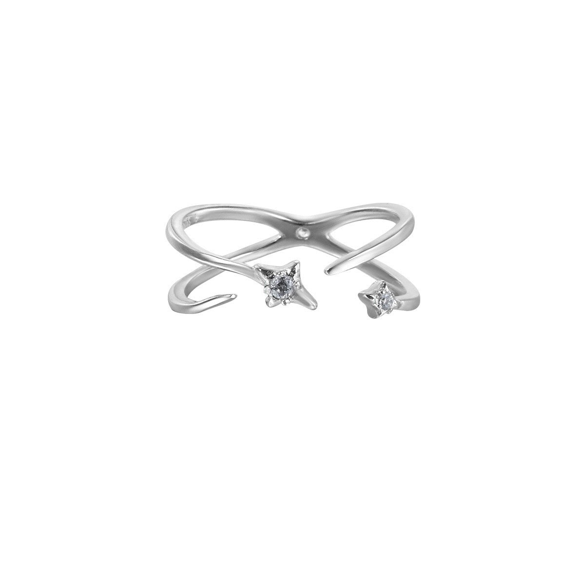 Starlight Orbit Silver Ring OPHRASTUDIO