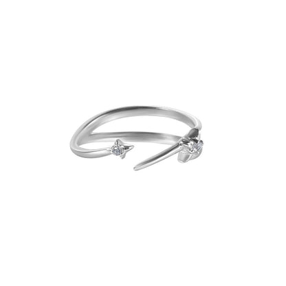 Starlight Orbit Silver Ring OPHRASTUDIO