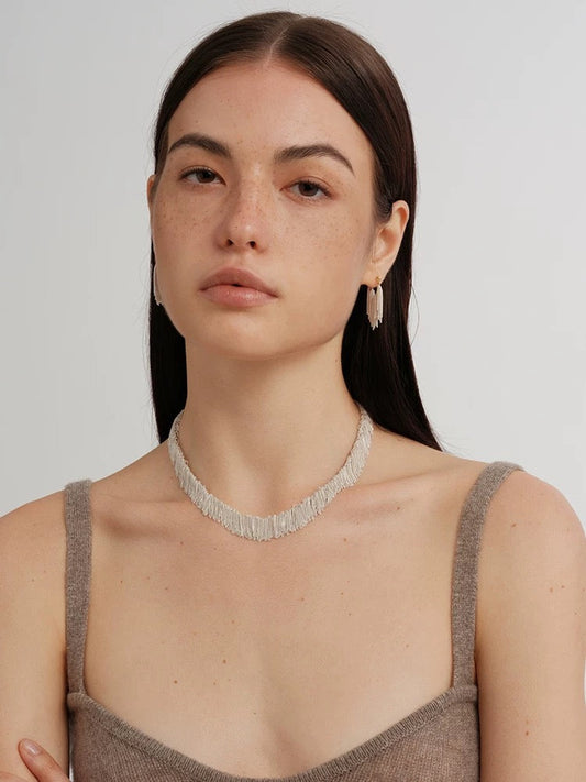 Whisper Tassel Earrings OPHRASTUDIO