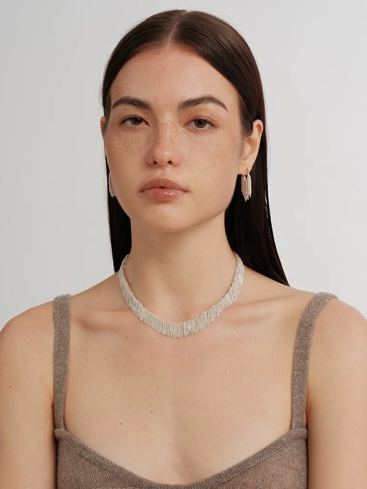 Whisper Tassel Necklace OPHRASTUDIO