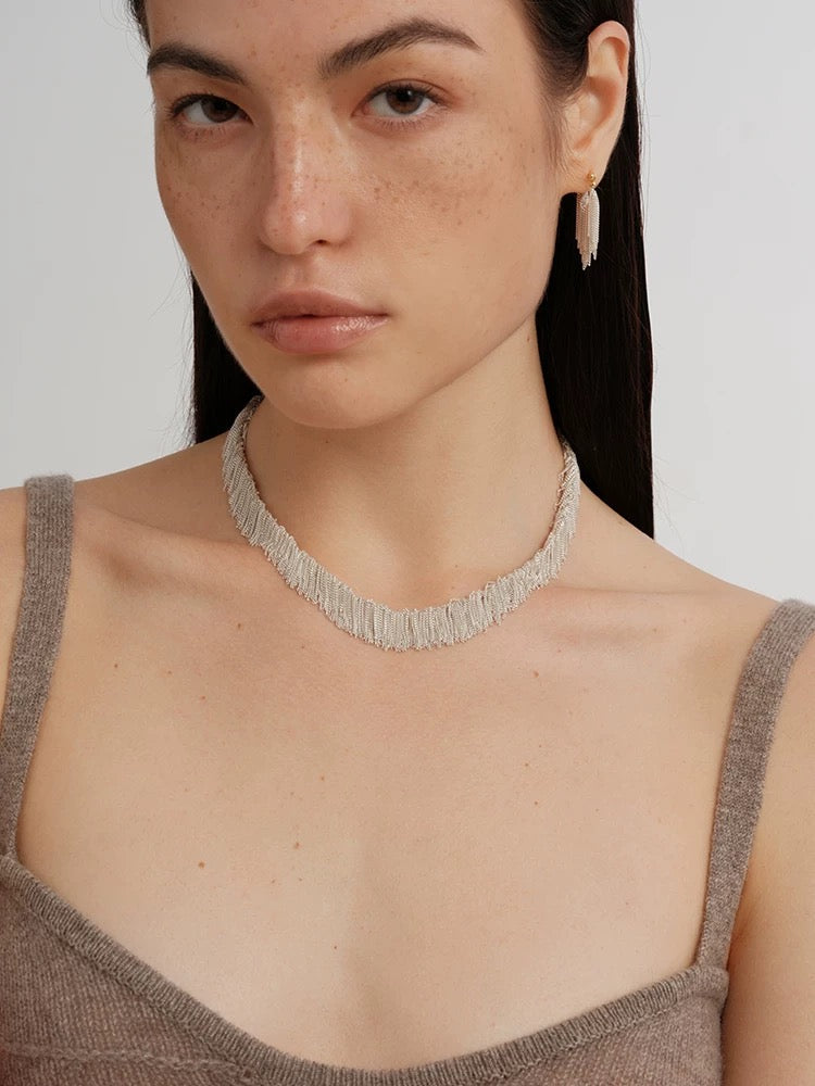 Whisper Tassel Necklace OPHRASTUDIO