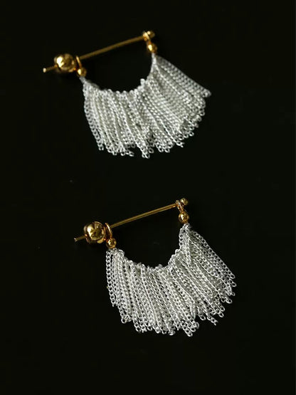 Whisper Tassel Earrings OPHRASTUDIO
