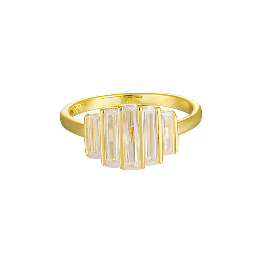 Baguette Glow Statement Ring OPHRASTUDIO