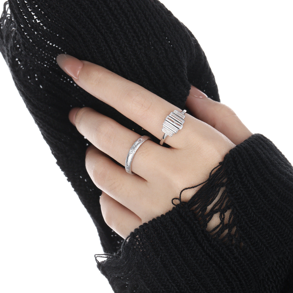 Baguette Glow Statement Ring OPHRASTUDIO