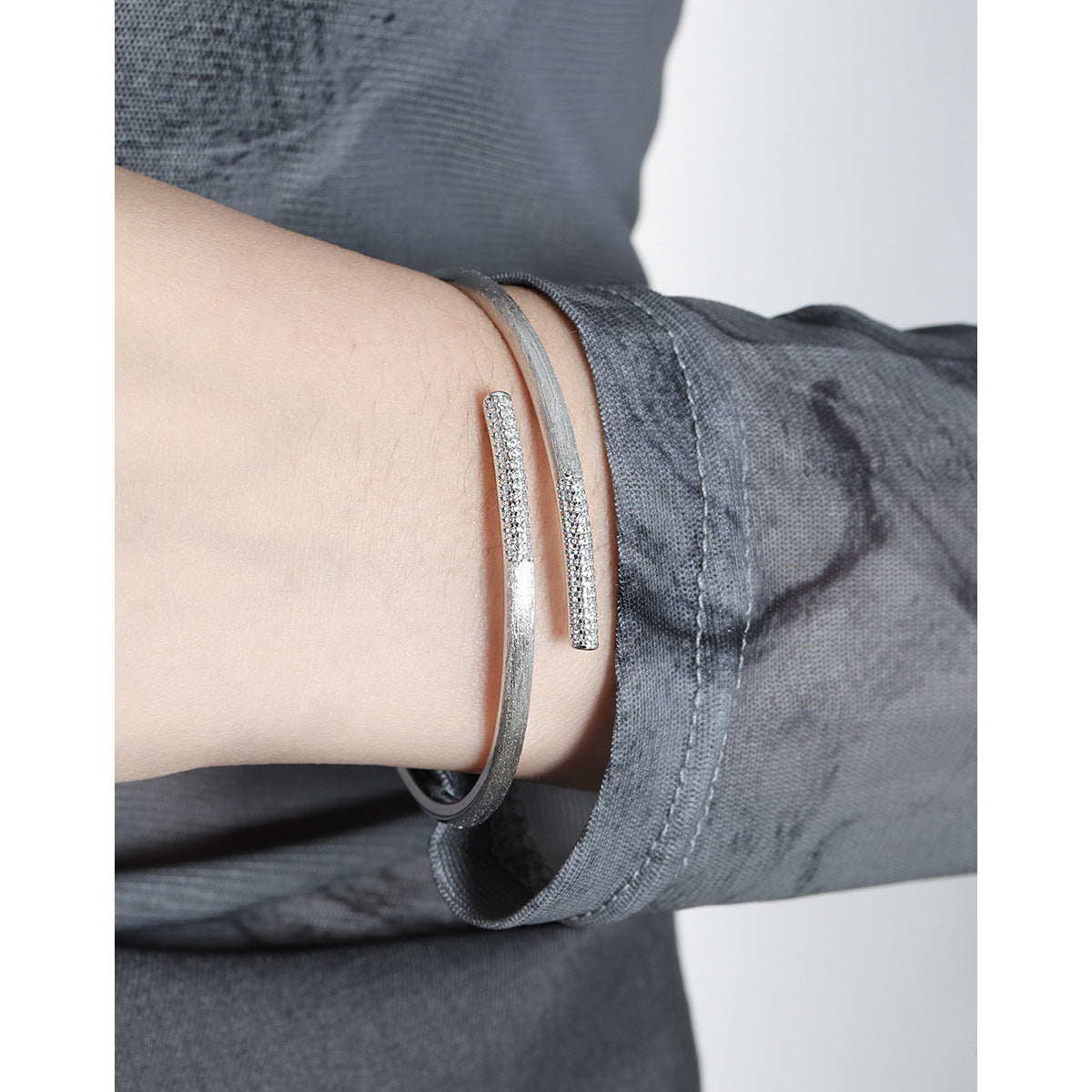 Pavé Open Cuff Bracelet OPHRASTUDIO