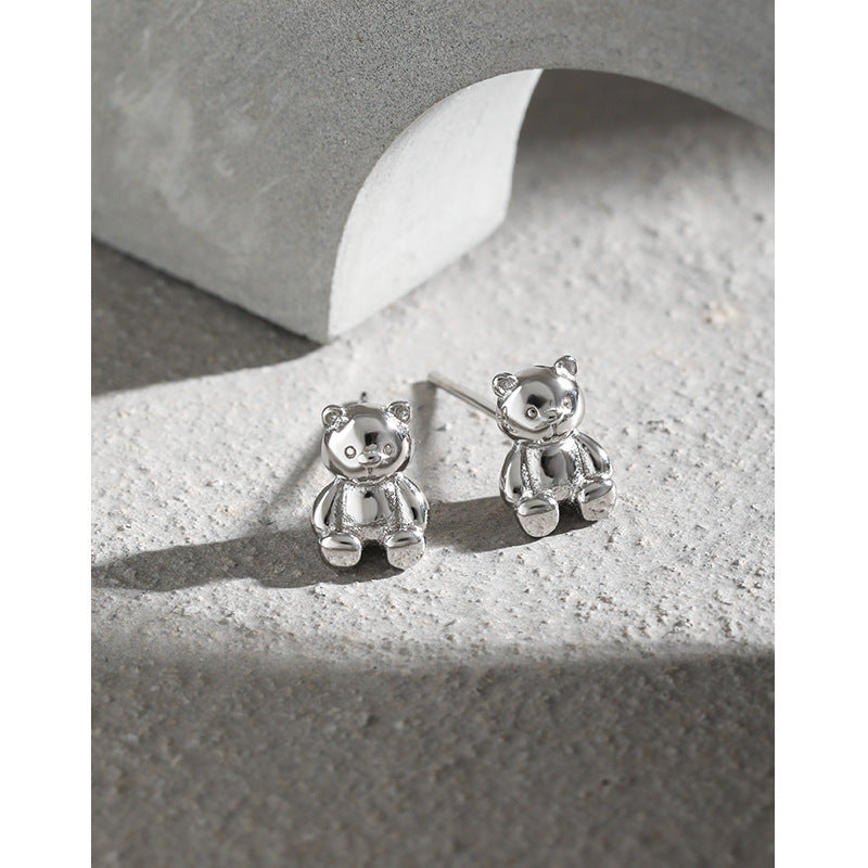 Tiny Teddy Stud Earrings OPHRASTUDIO