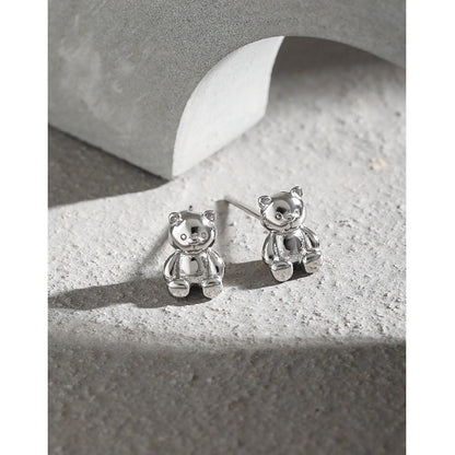 Tiny Teddy Stud Earrings OPHRASTUDIO