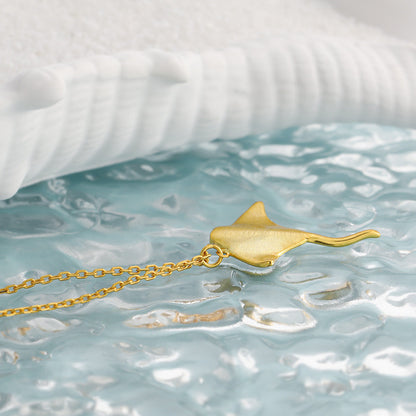 Stingray Pendant Necklace OPHRASTUDIO