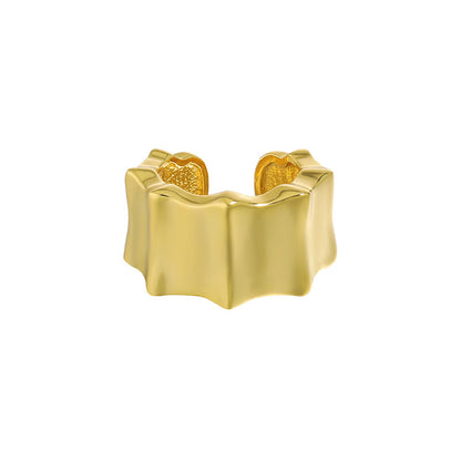 Irregular Polished Ear Cuff Earring OPHRASTUDIO